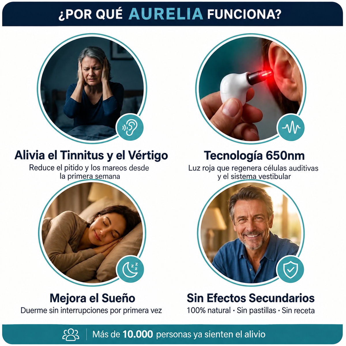 AURELIA™ - Terapia de luz roja para tus oídos